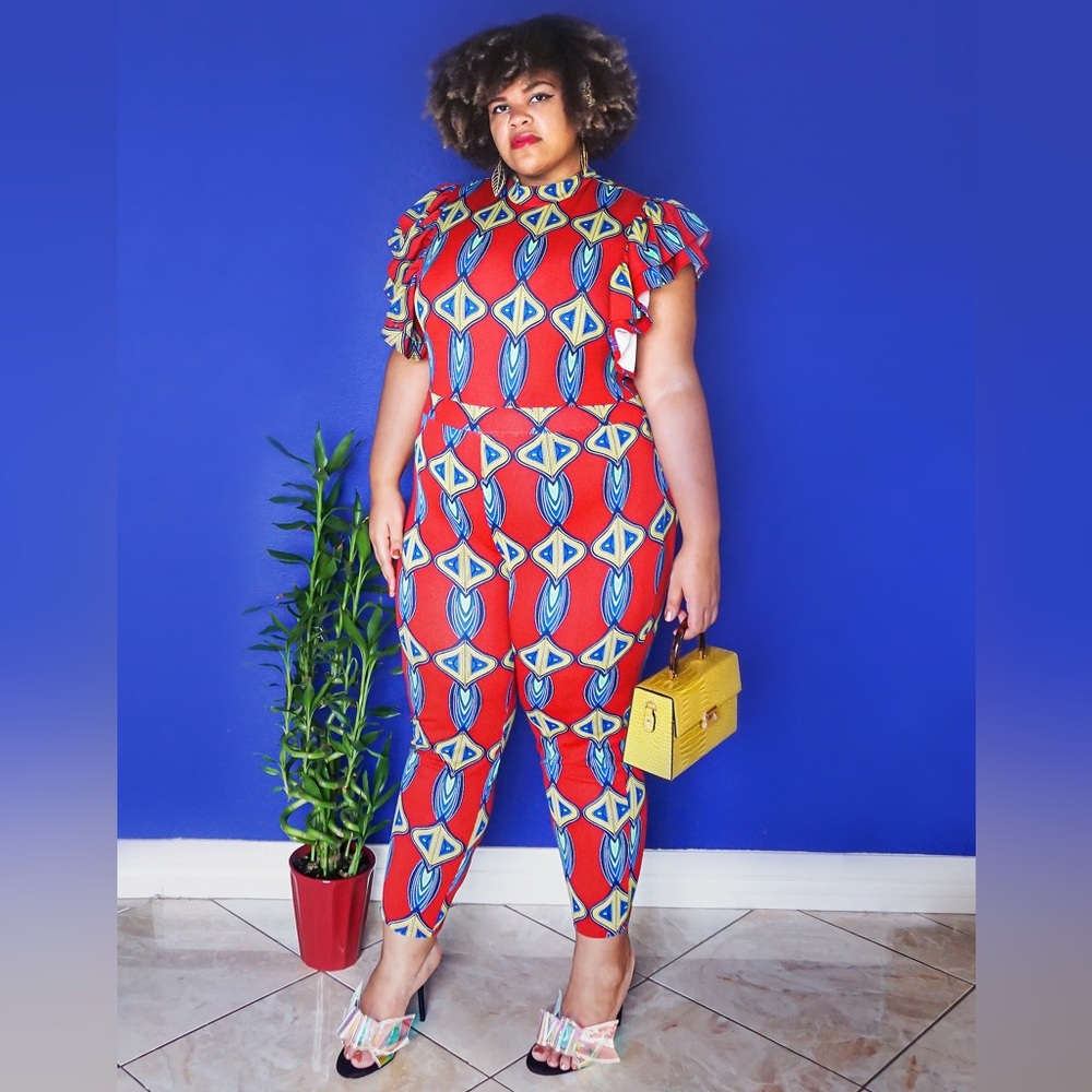 Tribal Peacock Jumpsuit